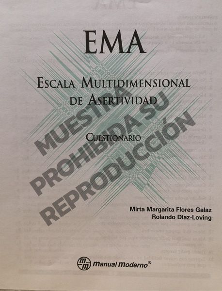 Cuestionarios Paq. 5 - Escala multidimensional de asertividad EMA