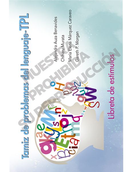 Libreta de estímulos - Tamiz de problemas del lenguaje TPL