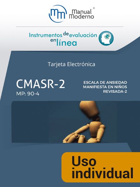 Tarjeta Uso Individual / Escala de ansiedad manifiesta en niños revisada (CMASR-2)