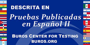 Instrumento de evaluación publicado en la segunda edición del libro, Pruebas Publicadas en Español! PPE II